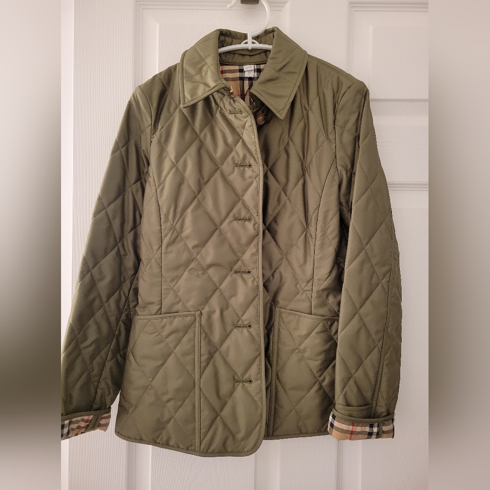 Burberry quilted jacket